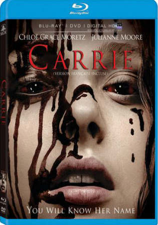 Carrie 2013 BRRip 900MB Hindi Dual Audio 720p