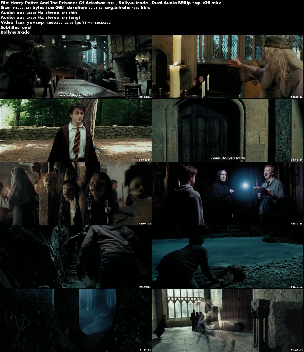 Harry Potter And The Prisoner Of Azkaban 2004 BRRip 450MB ...