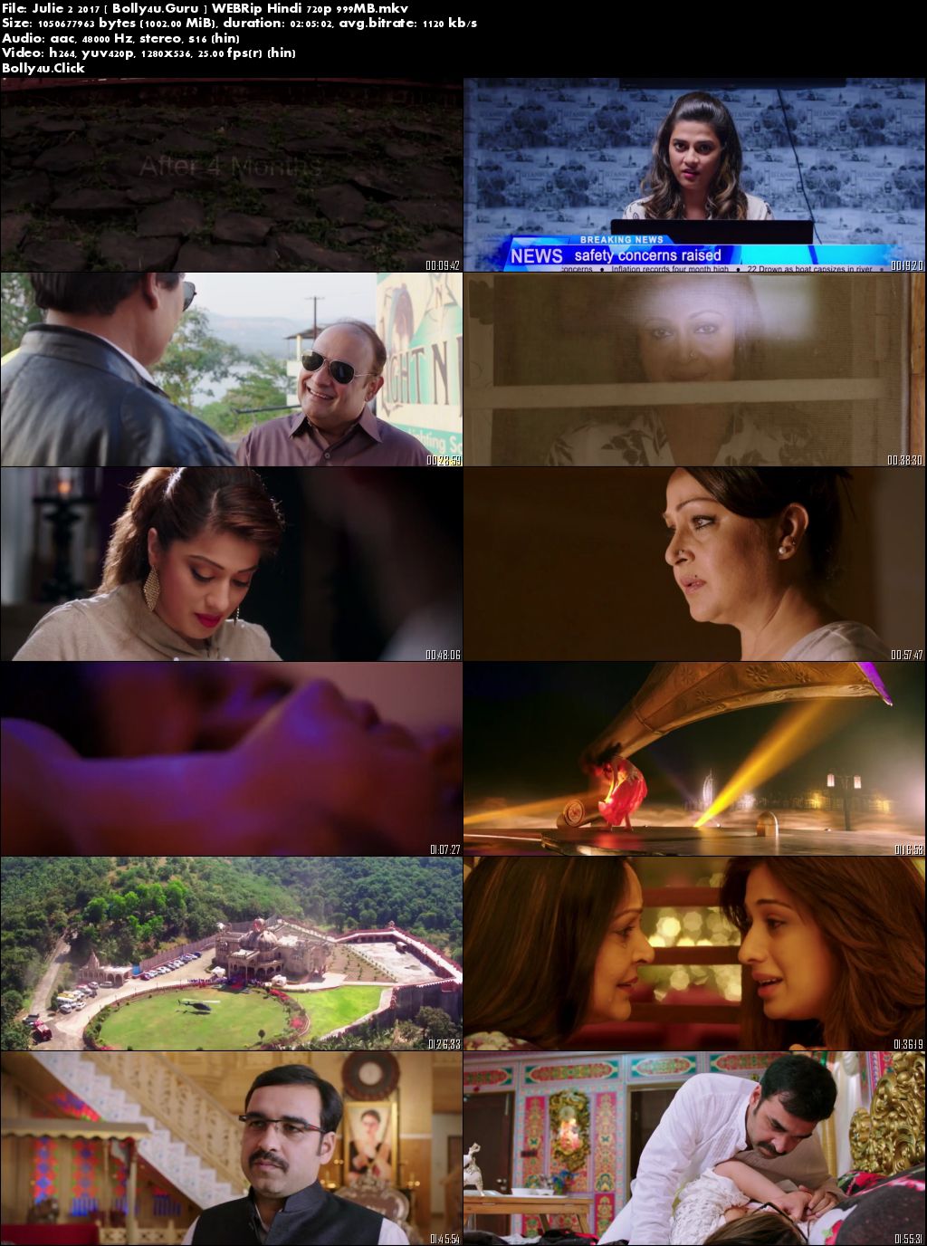 Julie 2 2017 WEBRip 999Mb Full Hindi Movie Download 720p