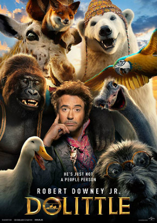Dolittle 2019 HDRip 300MB Hindi Dual Audio 480p Watch Online Full Movie Download bolly4u
