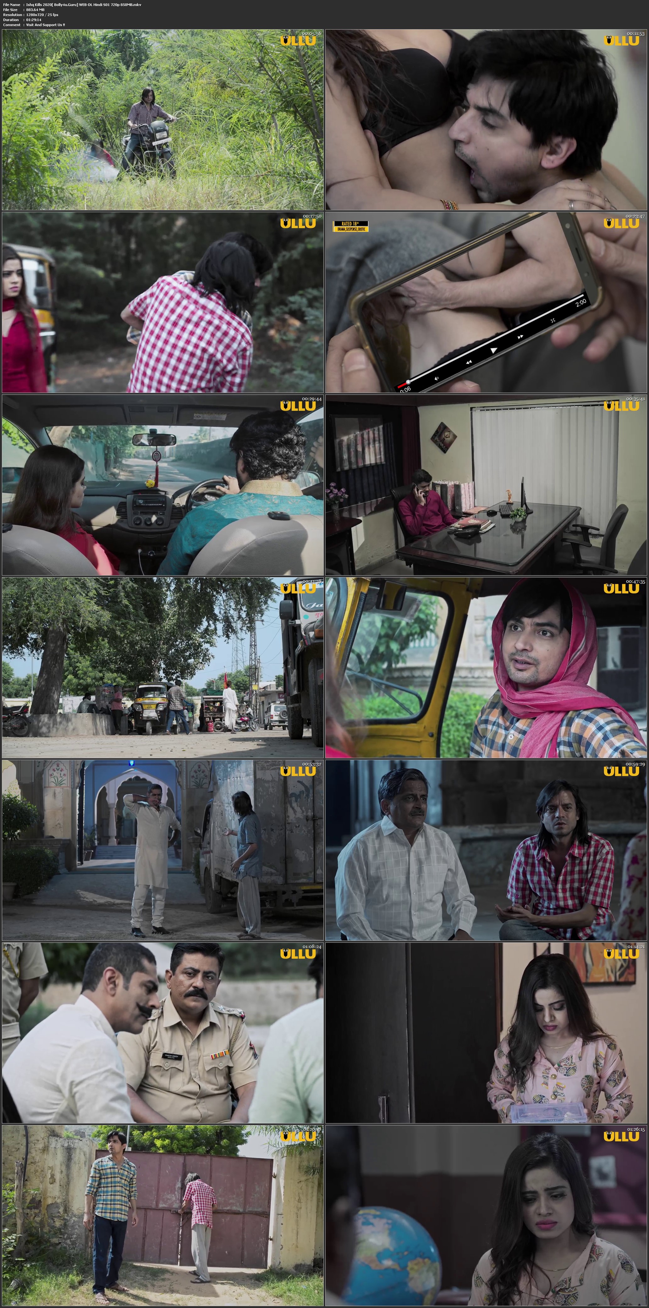 18+ Ishq Kills 2020 WEB-DL 280Mb Hindi Complete S01 Download 480p