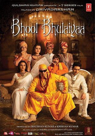 Bhool Bhulaiyaa 2007 BRRip 400MB Hindi Movie Download 480p Watch Online Free HDMovies4u