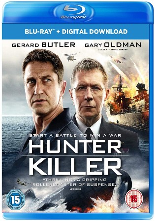 Hunter Killer 2018 BluRay 400MB Hindi Dual Audi ORG 480p Watch Online Full Movie Download HDMovies4u