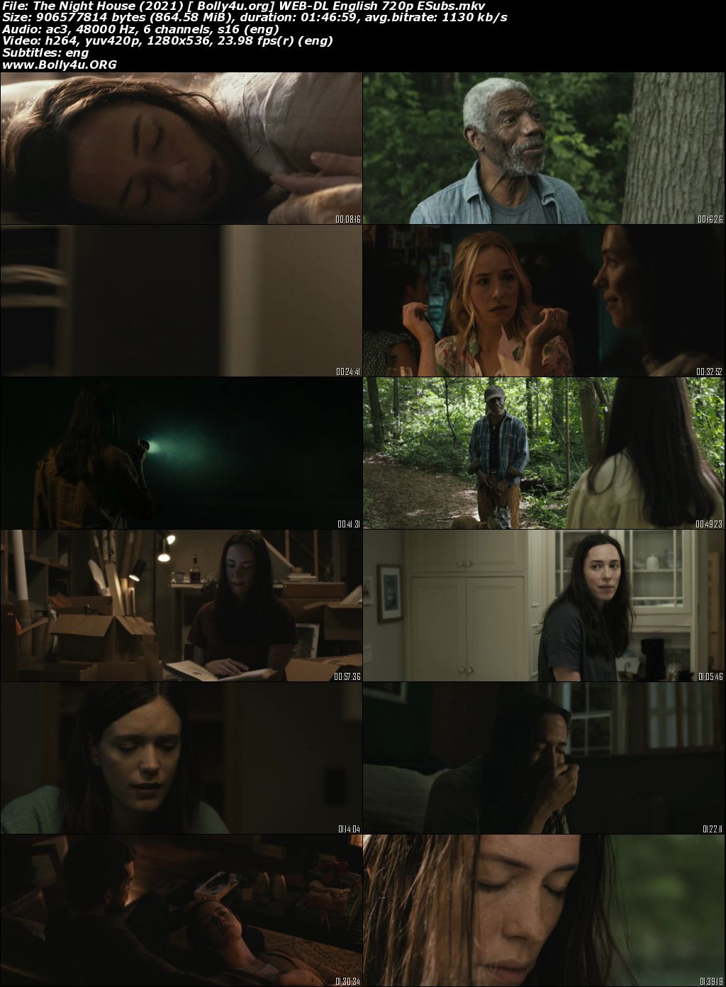 The Night House 2021 WEB-DL 850MB English 720p ESubs Download