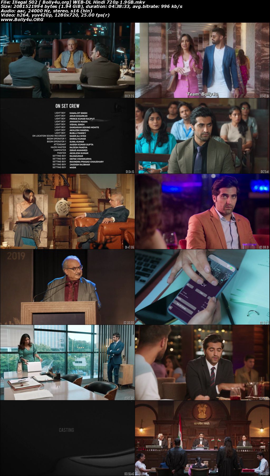 Illegal 2021 WEB-DL 1.9Gb Hindi S02 Download 720p