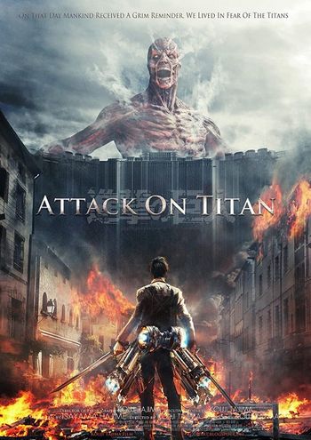 Attack on Titan Part 1 2015 Hindi Dual Audio 720p 480p BluRay ESubs