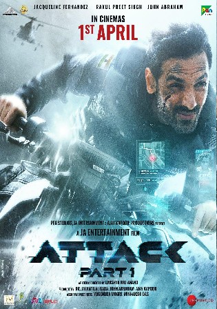 Attack Part 1 2022 Pre DVDRip Hindi Movie Download 720p 480p Watch Online Free HDMovies4u