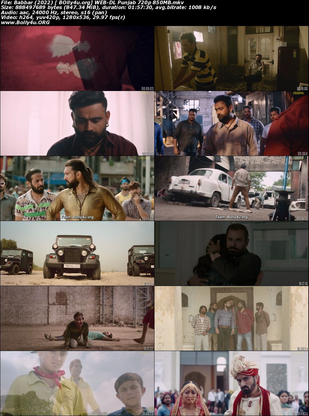 Babbar 2022 WEB-DL Punjabi Movie Download 720p 480p