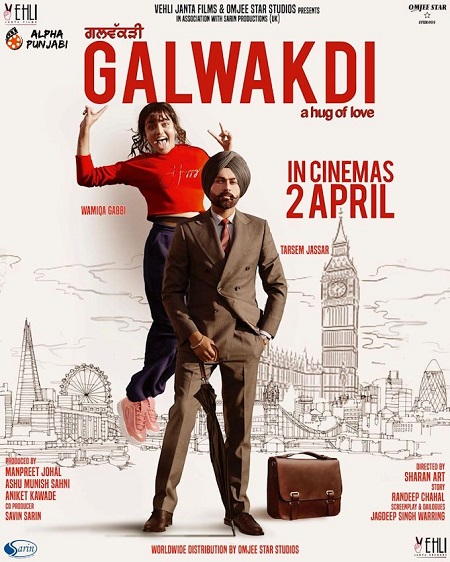 Galwakdi (2022) Punjabi Movies 720p HEVC WEB-HDRip 650MB Download