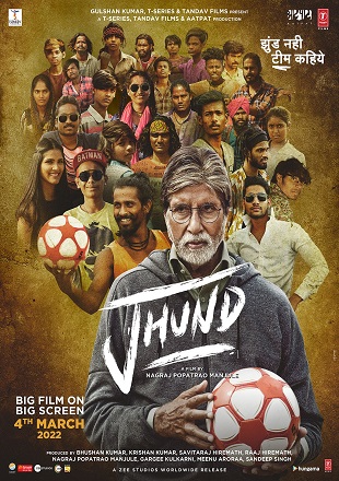 Jhund 2022 WEB-DL Hindi Movie 720p 480p Download Watch Online Free bolly4u