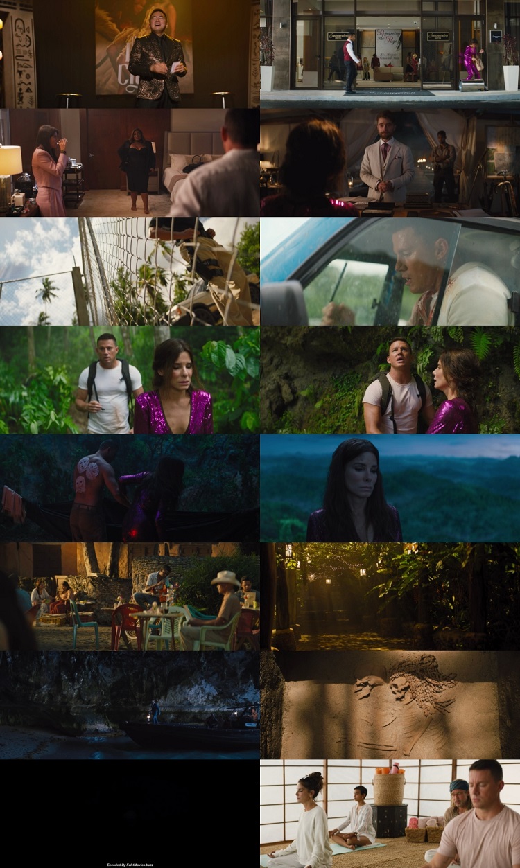 The Lost City 2022 1080p English WEB HDRip x264 AAC DD5.1 ESubs By Full4Movies s