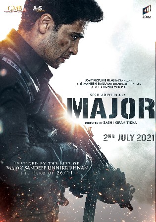 Major 2022 Pre DVDRip Hindi Movie Download 720p 480p