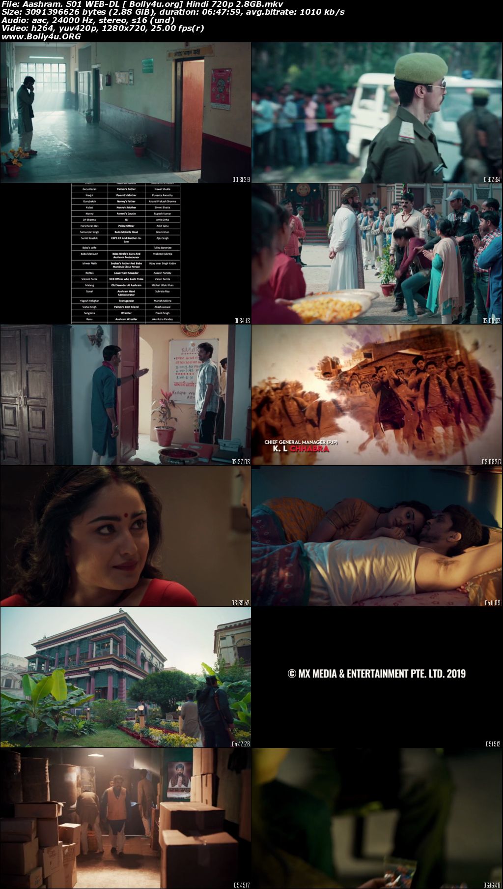 Aashram 2020 Hindi All Episode S01 Download 720p 480p