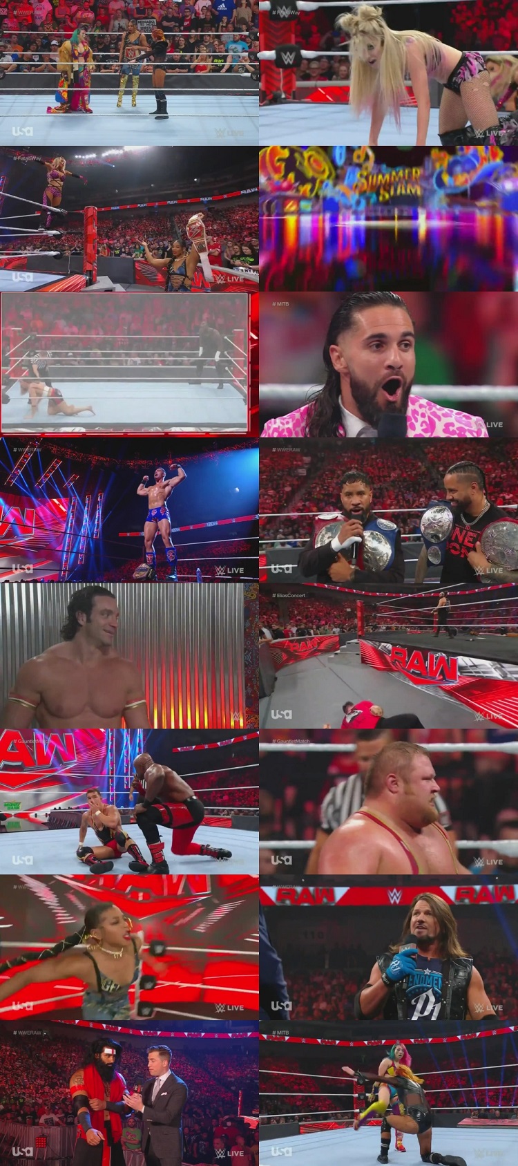 WWE Monday Night Raw 20th June 2022