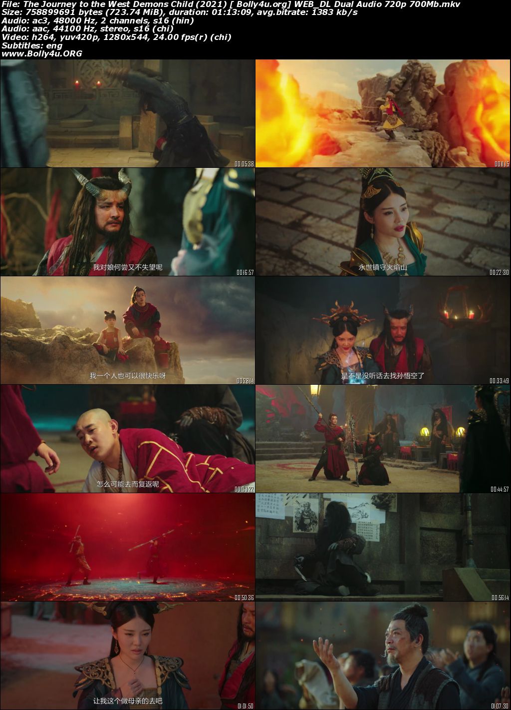 The Journey to the West Demons Child 2021 WEB-DL Hindi Dual Audio Full Movie Download