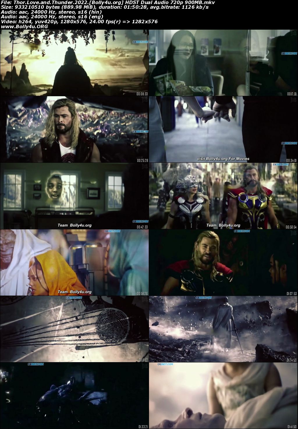 Thor Love and Thunder 2022 HDTS Hindi Dual Audio Full Movie Download