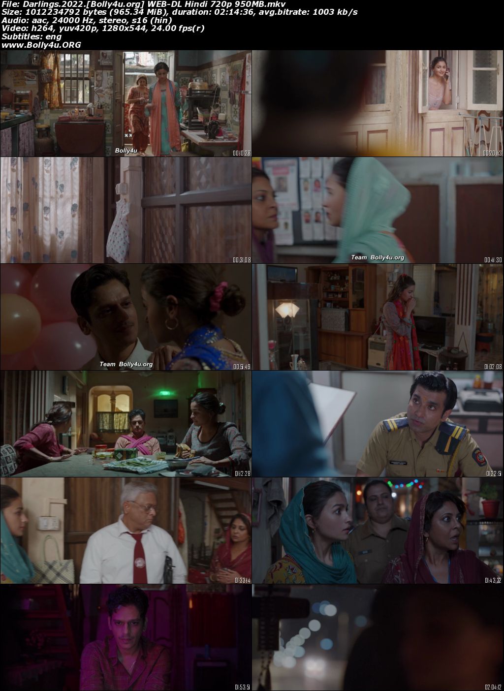 Darlings 2022 WEB-DL Hindi Full Movie Download 1080p 720p 480p
