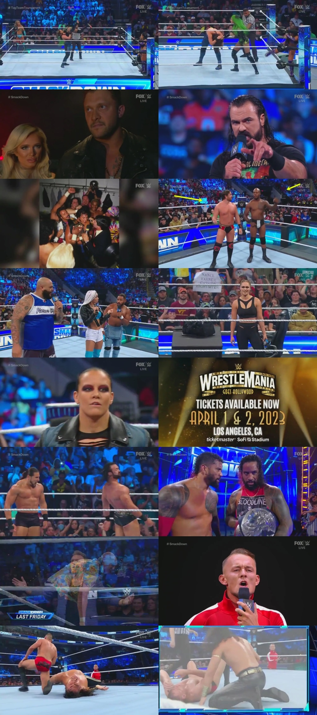 WWE Friday Night Smackdown 12th August 2022 720p 350MB HDTV 480p