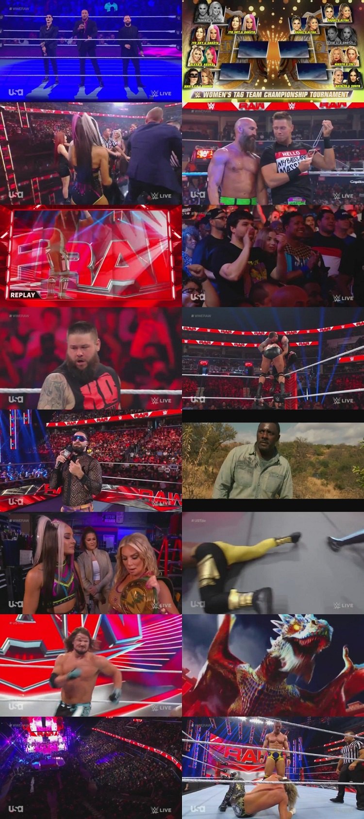 WWE Monday Night Raw 15th August 2022 720p 500MB HDTVRip 480p