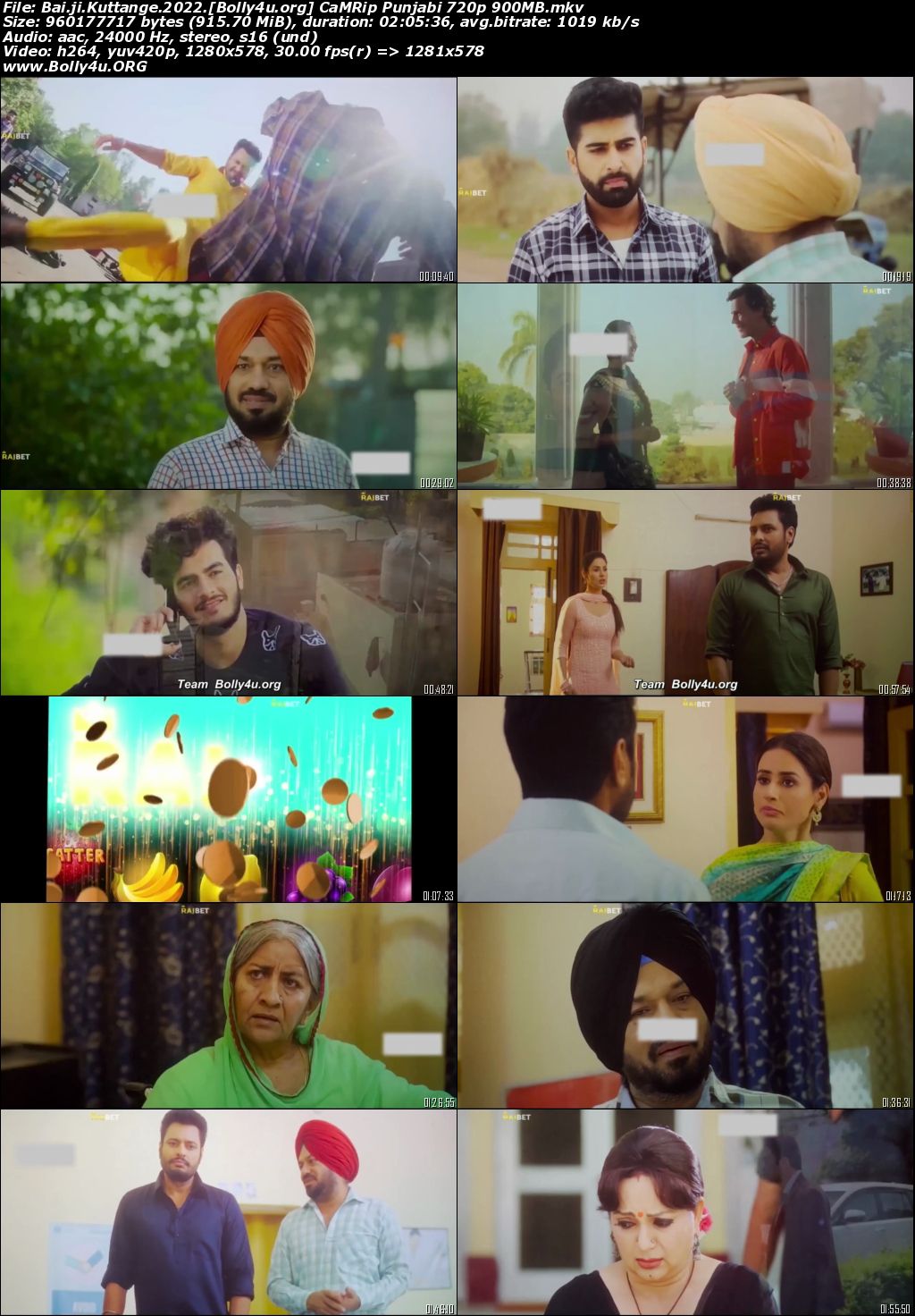Bai Ji Kuttange 2022 CAMRip Punjabi Full Movie Download 720p 480p