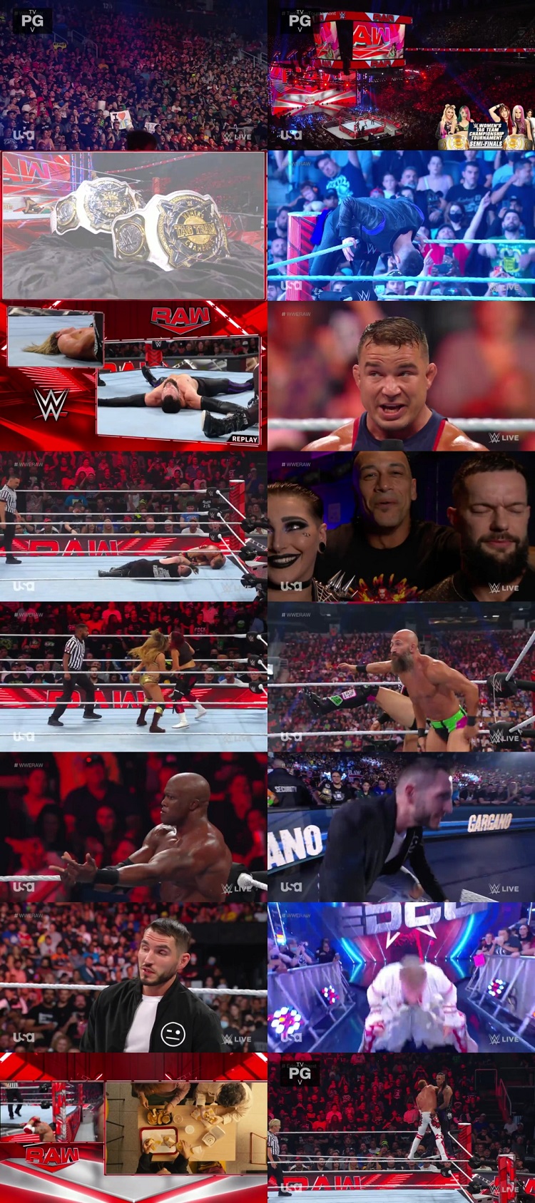 WWE Monday Night Raw 22nd August 2022 720p 500MB HDTVRip 480p