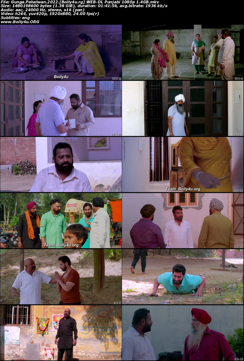 Gunga Pahalwan 2022 WEB-DL Punjabi Full Movie Download 1080p 720p 480p