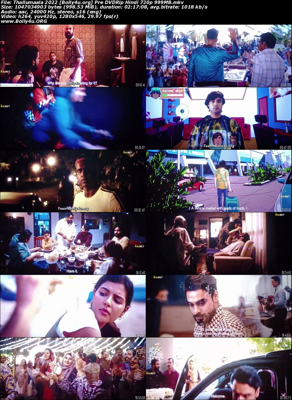 Thallumaala 2022 HDCAM Hindi HQ Dubbed Full Movie Download 1080p 720p 480p