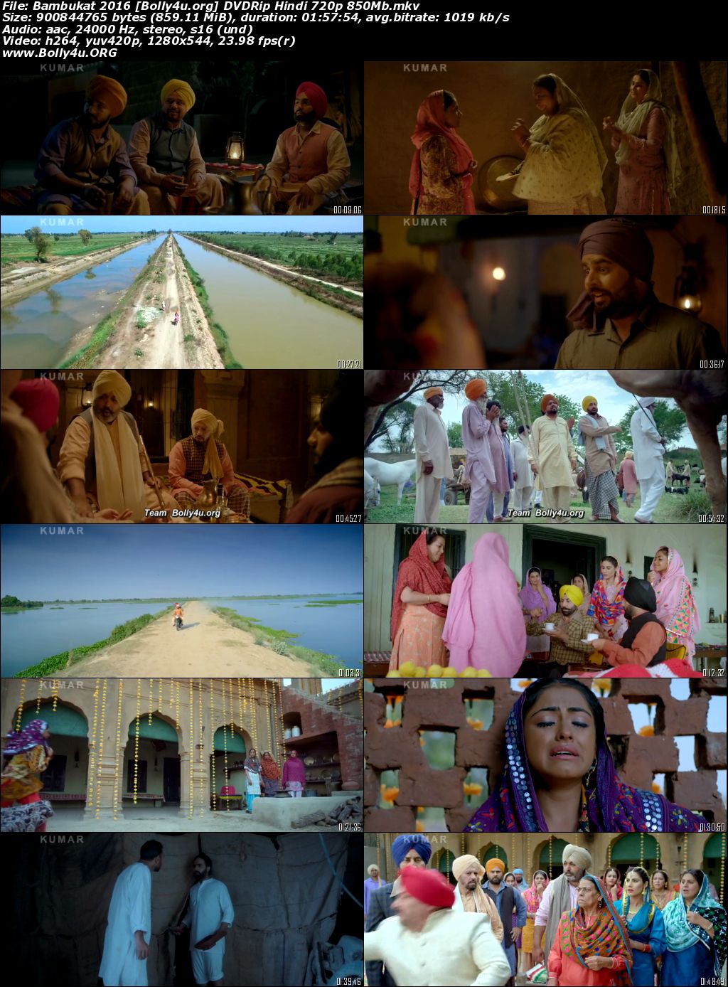 Bambukat 2016 DVDRip Punjabi Full Movie Download 720p 480p
