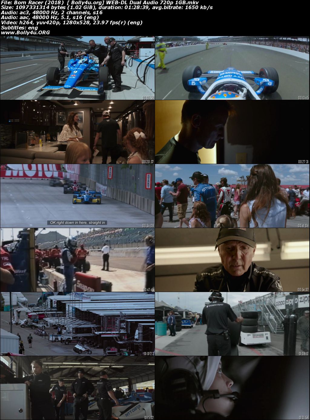 Born Racer 2018 WEB-DL Hindi Dual Audio Full Movie Download 720p 480p