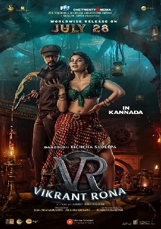 Vikrant Rona 2022 Hindi Dubbed Full Movie Download HDRip 720p 480p Bolly4u