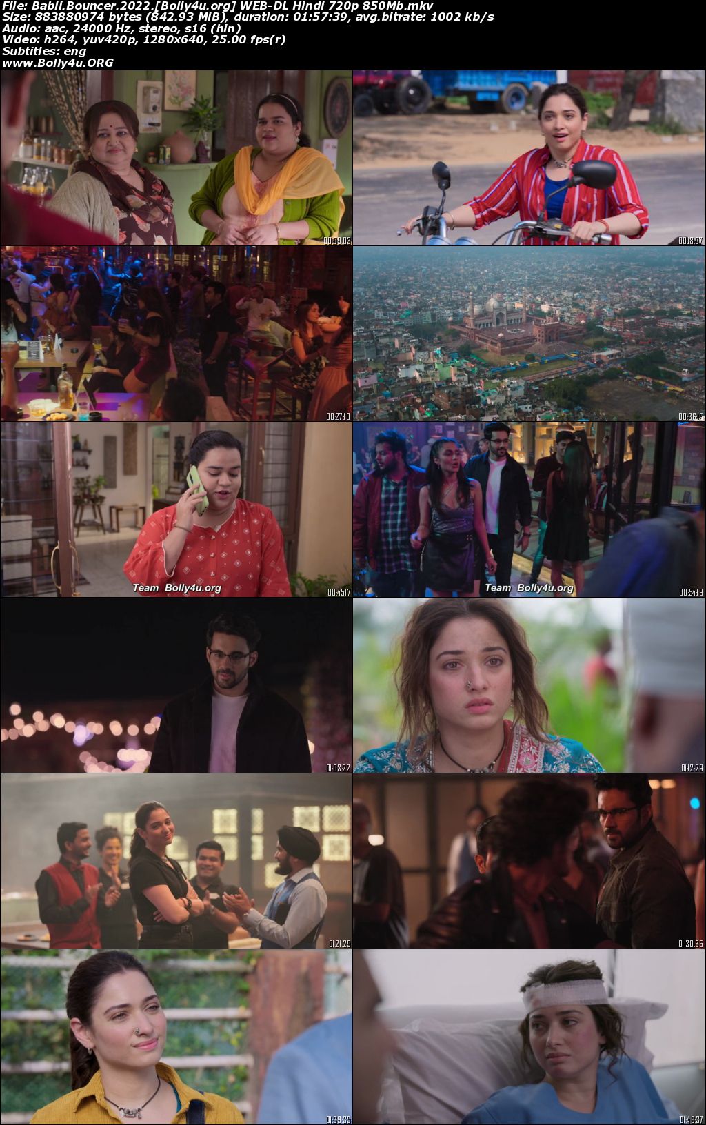 Babli Bouncer 2022 WEB-DL Hindi Full Movie Download 1080p 720p 480p