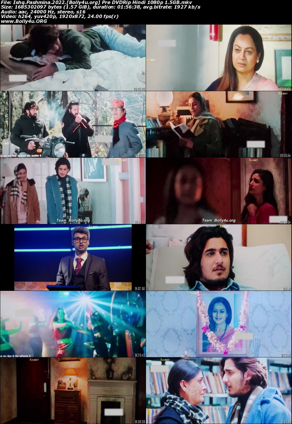 Ishq Pashmina 2022 Pre DVDRip Hindi Full Movie Download 1080p 720p 480p
