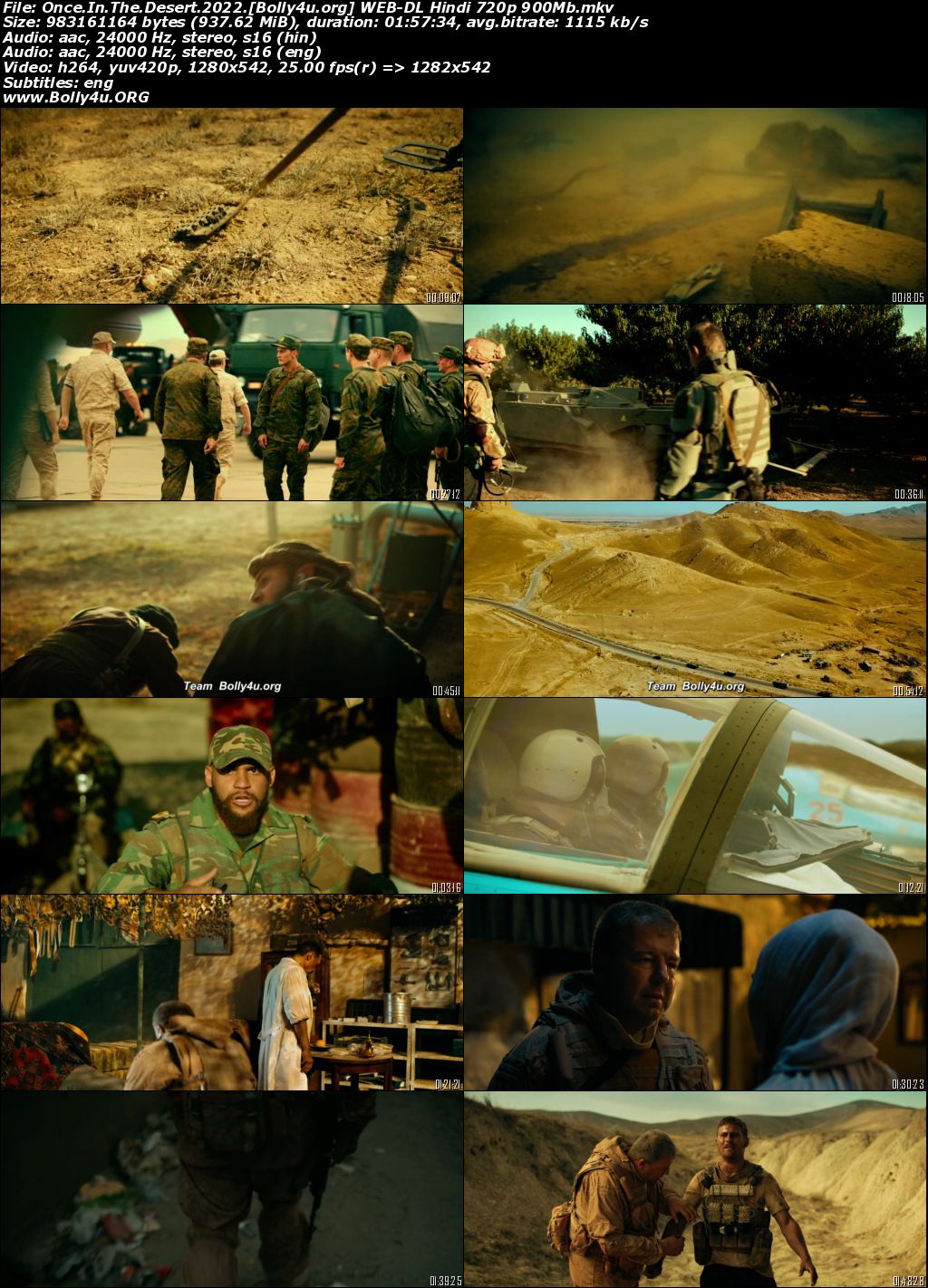 Once In The Desert 2022 WEB-DL Hindi Full Movie Download 1080p 720p 480p