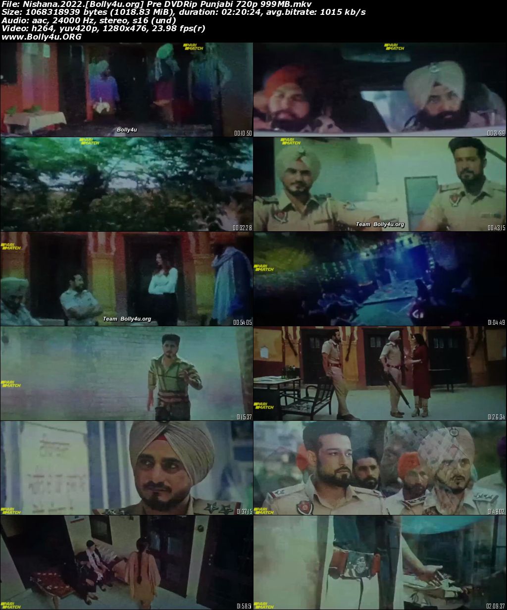 Nishana 2022 Pre DVDRip Punjabi Full Movie Download 720p 480p