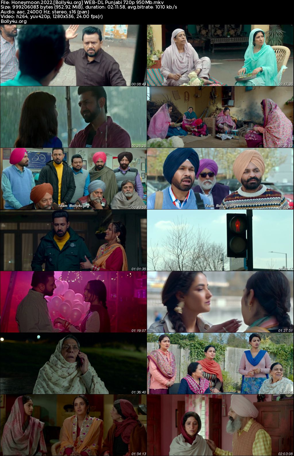 Honeymoon 2022 WEB-DL Punjabi Full Movie Download 1080p 720p 480p