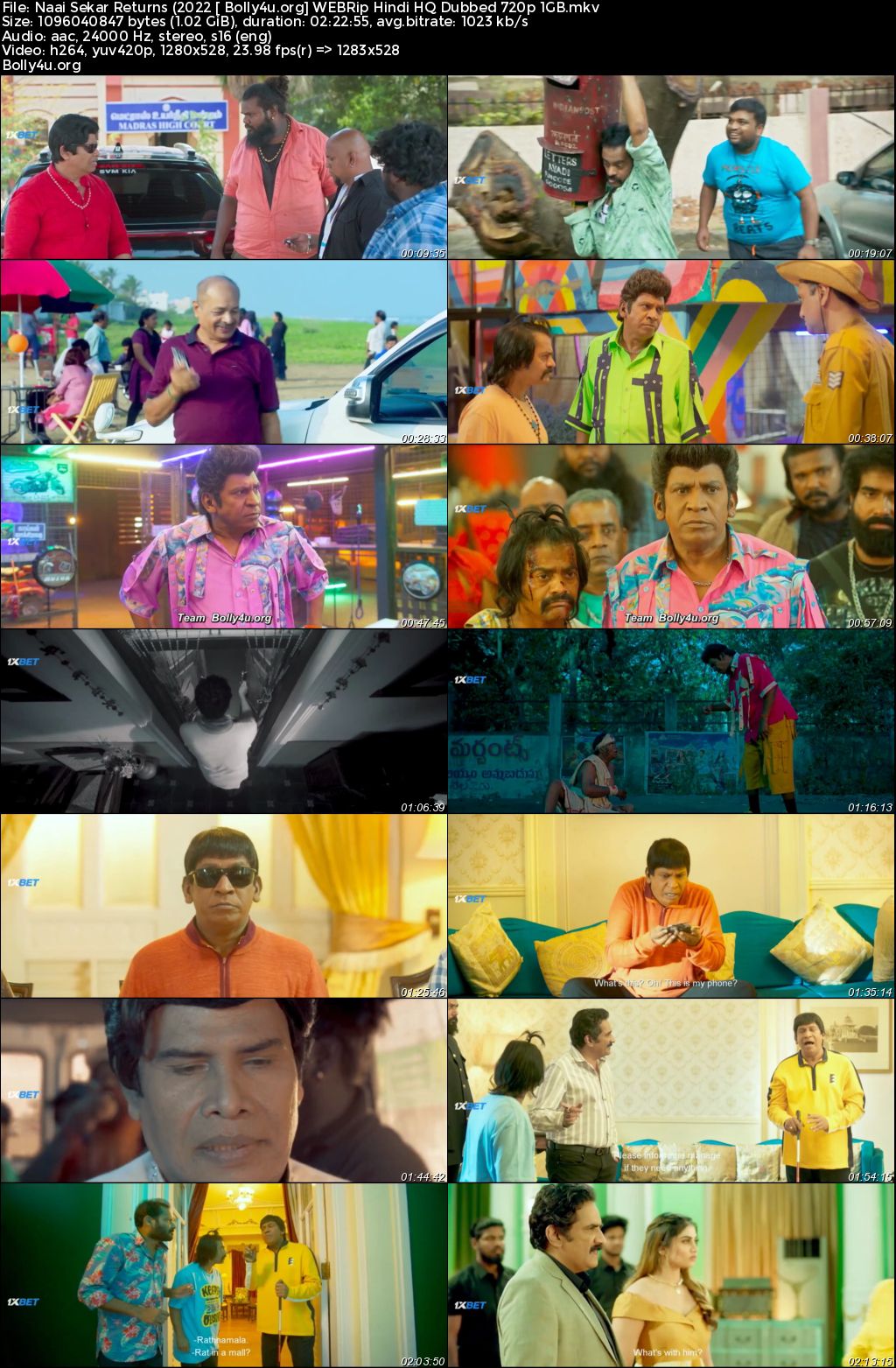 Naai Sekar Returns 2022 WEBRip Hindi HQ Dubbed Full Movie Download 1080p 720p 480p