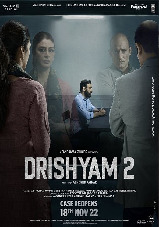 Drishyam 2 2022 Hindi movie Download HDRip 720p/480p Bolly4u