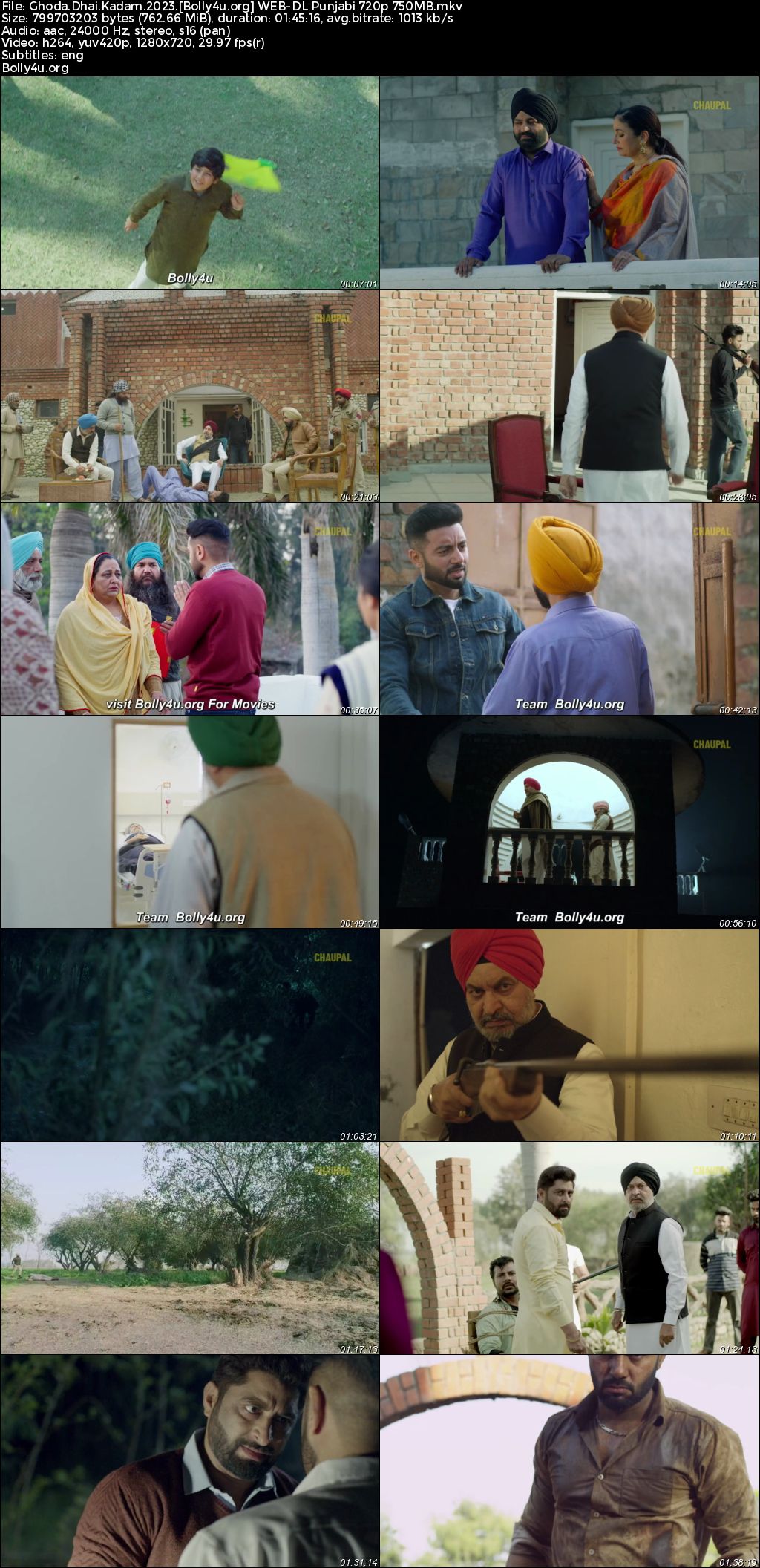 Ghoda Dhai Kadam 2023 WEB-DL Punjabi Full Movie Download 1080p 720p 480p