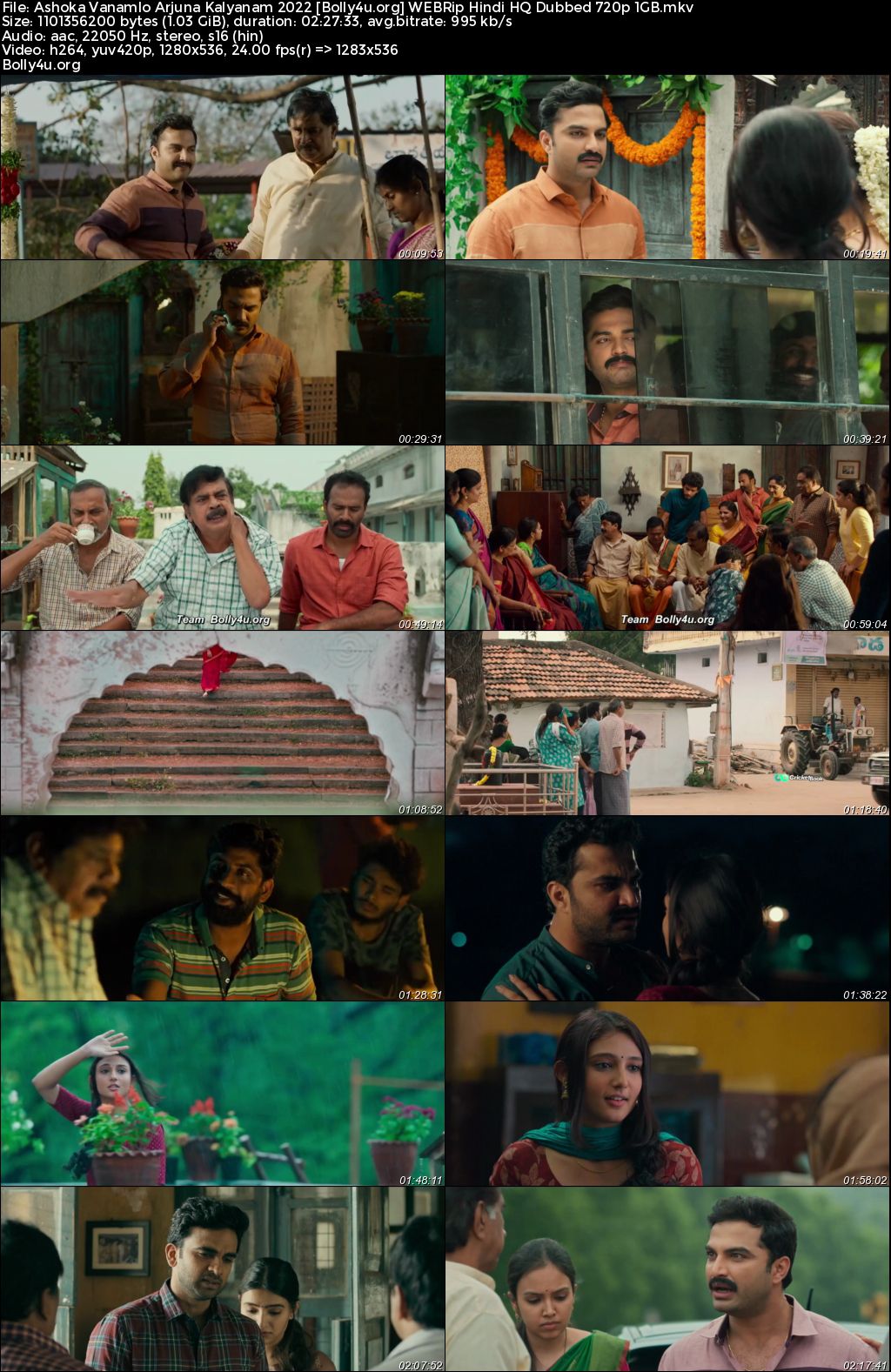 Ashoka Vanamlo Arjuna Kalyanam 2022 WEBRip Hindi HQ Dubbed Full Movie Download 1080p 720p 480p