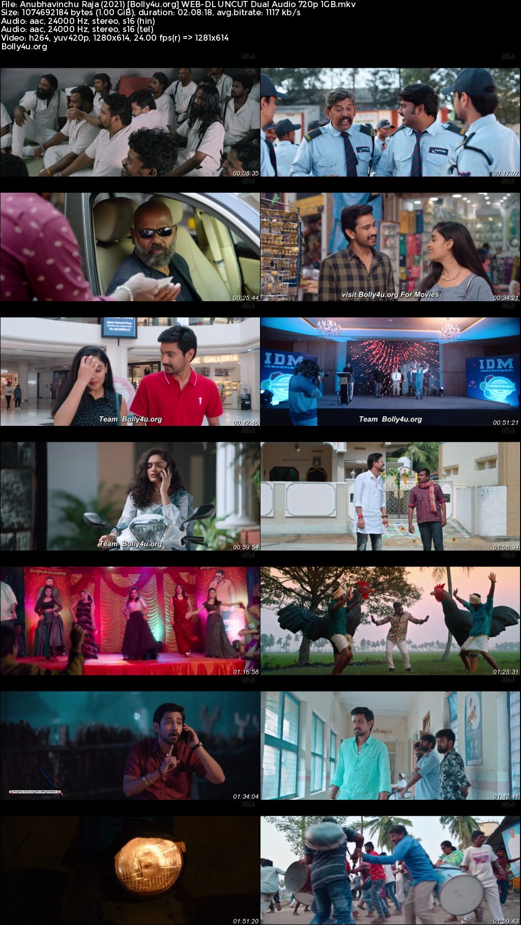 Anubhavinchu Raja 2021 WEB-DL UNCUT Hindi Dual Audio ORG Full Movie Download 1080p 720p 480p