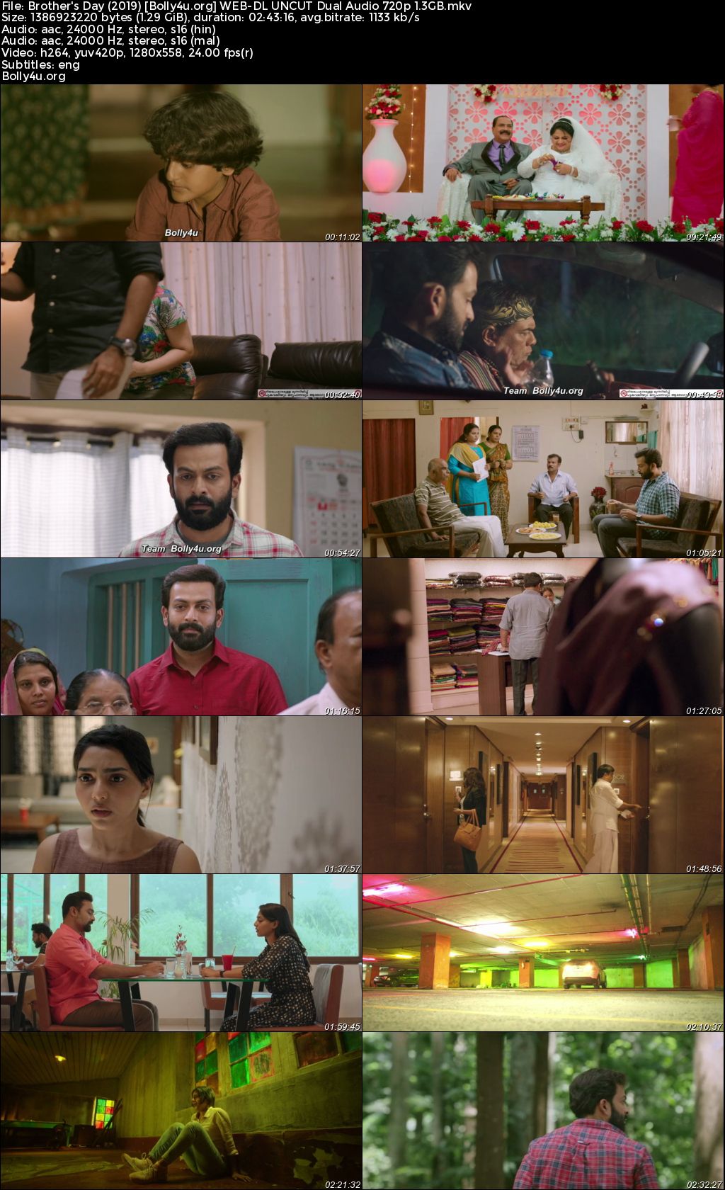 Brothers Day 2019 WEB-DL UNCUT Hindi Dual Audio ORG Full Movie Download 1080p 720p 480p