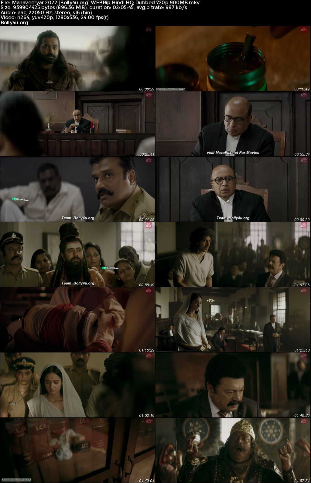 Mahaveeryar 2022 WEBRip Hindi HQ Dubbed Full Movie Download 1080p 720p 480p