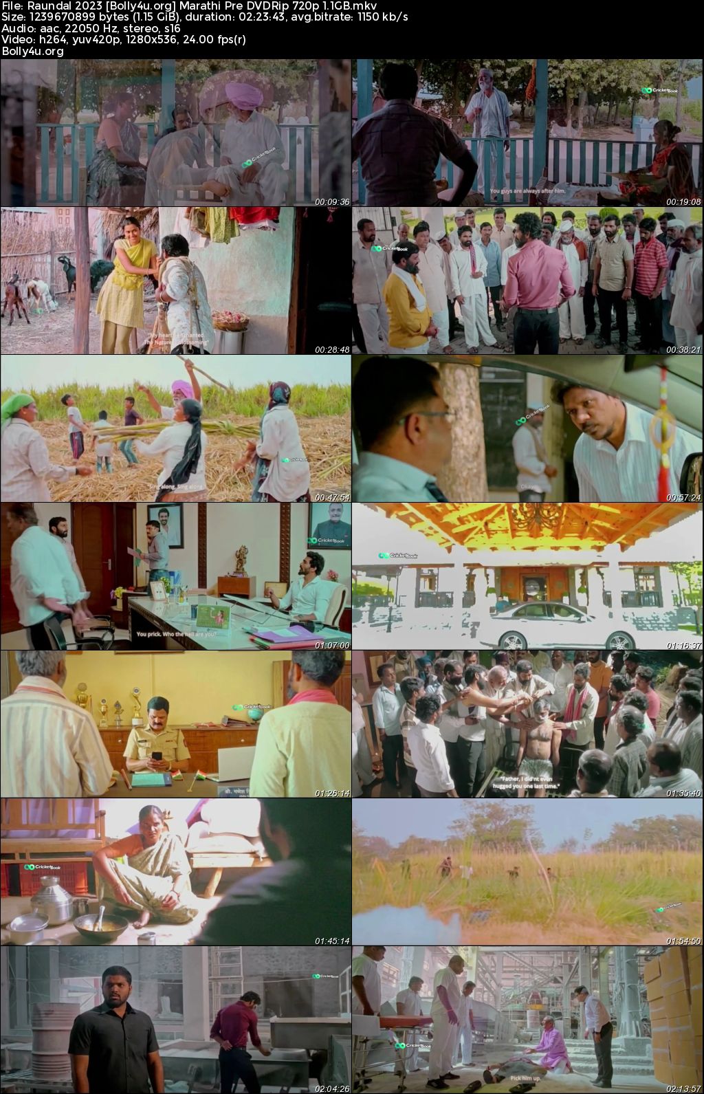 Raundal 2023 Pre DVDRip Marathi Full Movie Download 720p 480p
