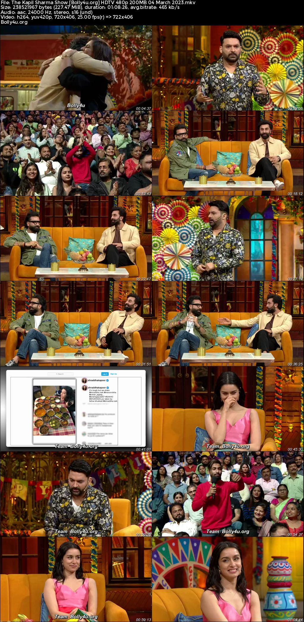 The Kapil Sharma Show HDTV 480p 200MB 04 March 2023 Download